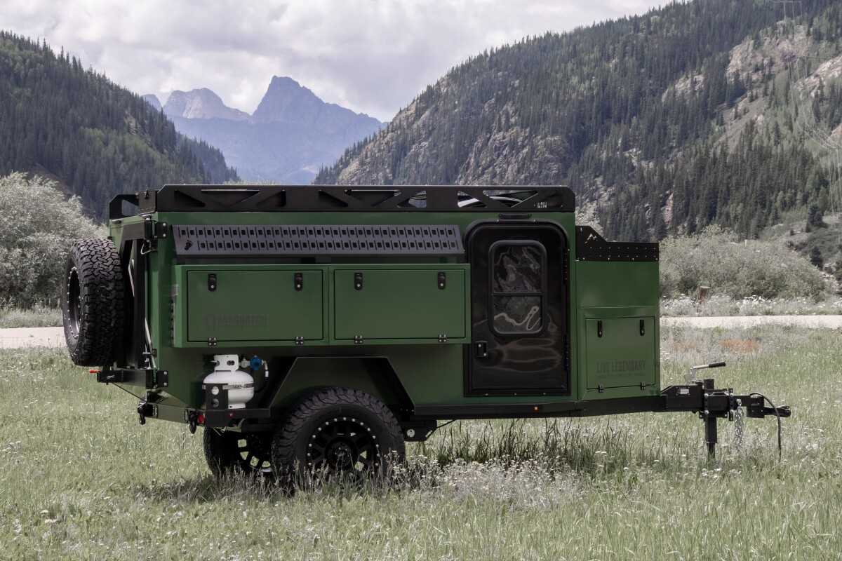 Sasquatch off road camper trailer is as stealthy and burly as namesake